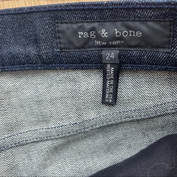 NWT  Rag & Bone Indigo Cigarette Leg Skinny Jeans - 24 - Picture 8 of 12